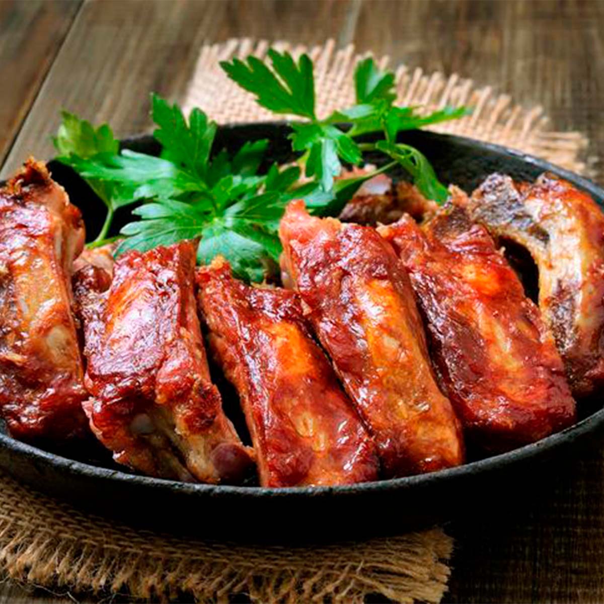 Costelinha de porco frita