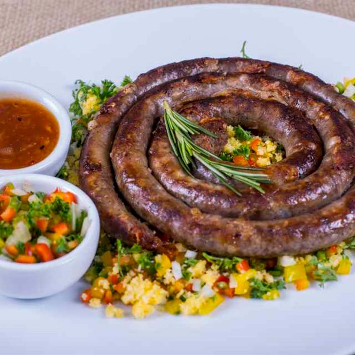 Linguica recheada